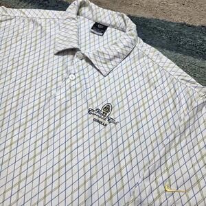 Nike Dri-Fit UV Polo Shirt XL Corolla Golf Club Argyle Pattern
